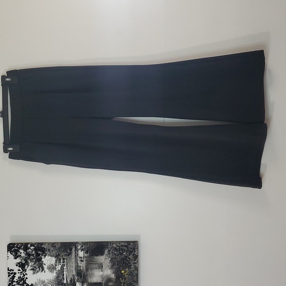 HALARA Pants - Halara Black Pull-On Flareleg Trousers Size Small Stretchy Pockets